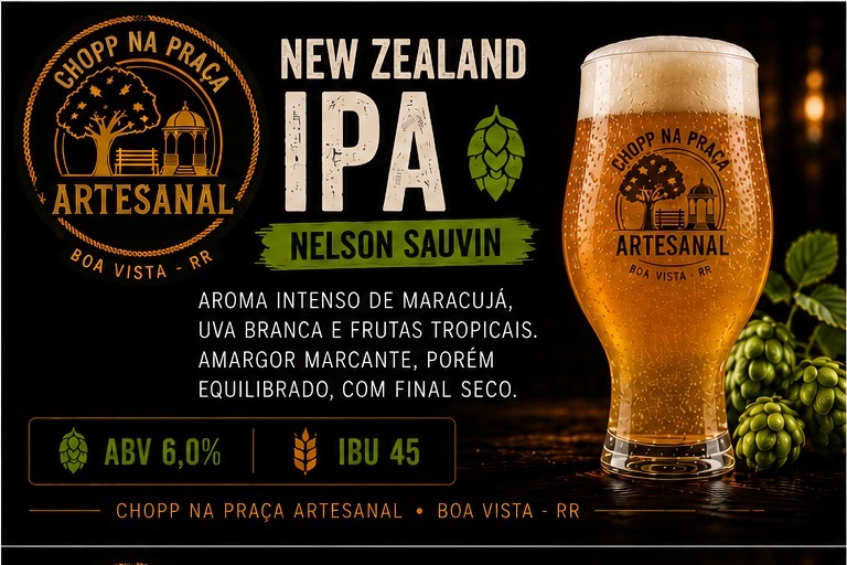 Chopp artesanal Chopp na Praça
